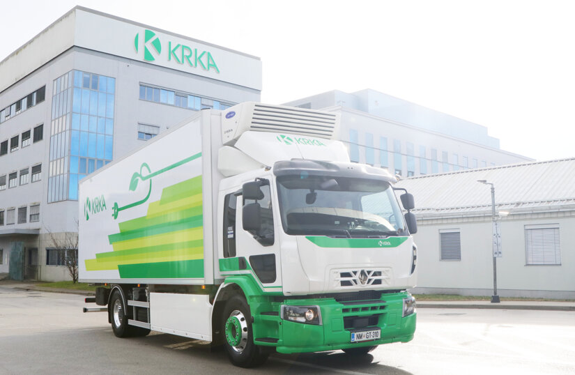 Udržateľná mobilita: prvé elektrické nákladné vozidlo na prepravu výrobkov v Slovinsku