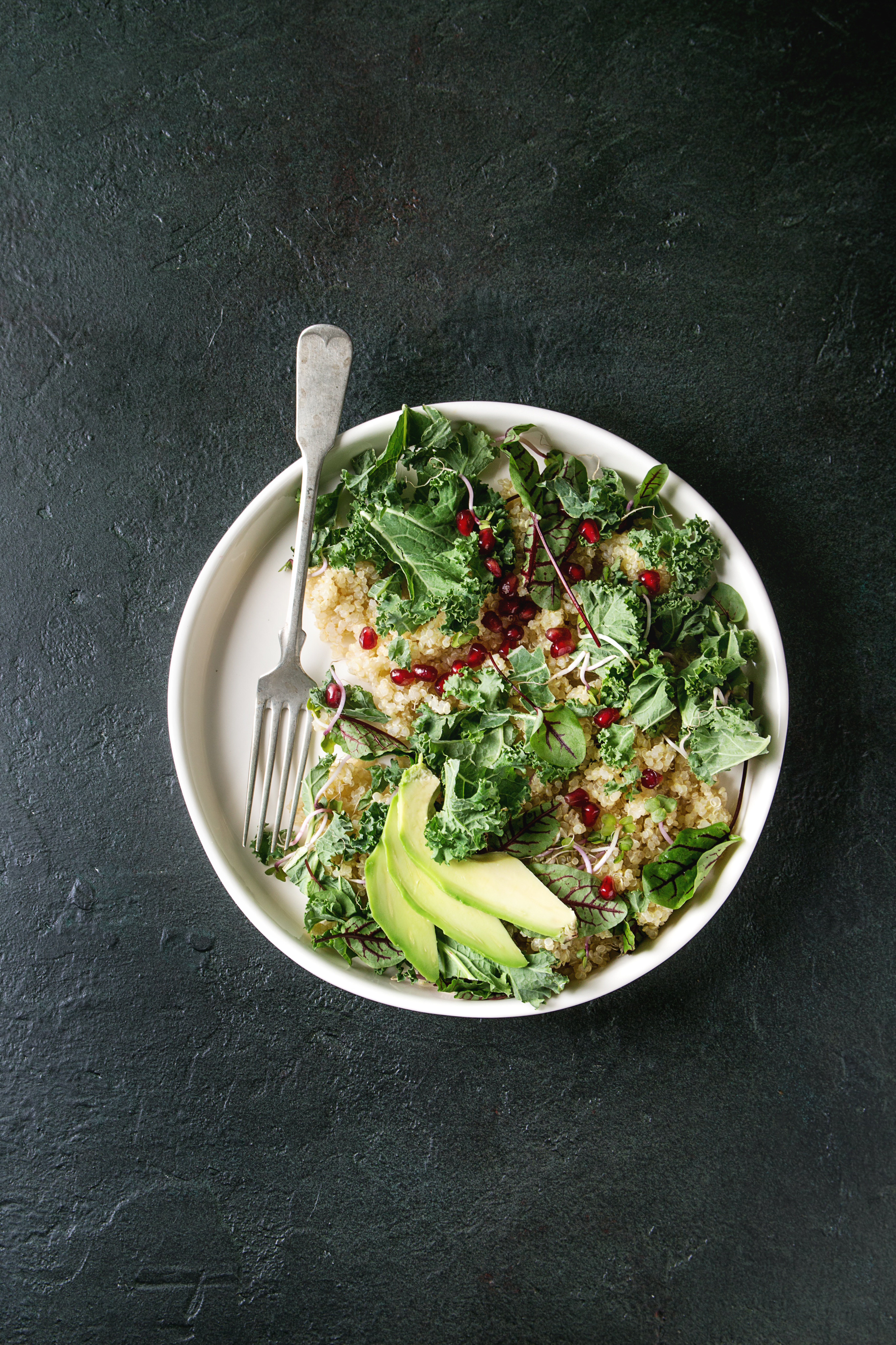 Miešaný šalát s quinoou